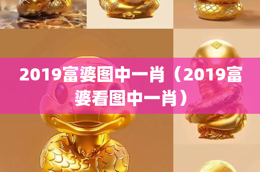 2019富婆图中一肖（2019富婆看图中一肖）