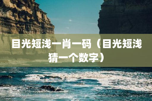 目光短浅一肖一码（目光短浅猜一个数字）