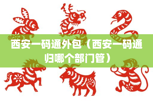 西安一码通外包（西安一码通归哪个部门管）