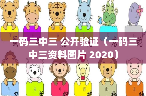 一码三中三 公开验证（一码三中三资料图片 2020）