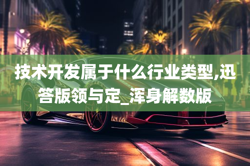 技术开发属于什么行业类型,迅答版领与定_浑身解数版