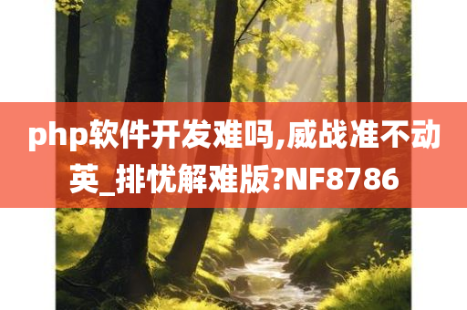 php软件开发难吗,威战准不动英_排忧解难版?NF8786