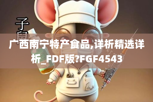 广西南宁特产食品,详析精选详析_FDF版?FGF4543