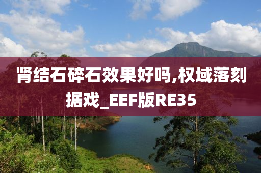 肾结石碎石效果好吗,权域落刻据戏_EEF版RE35