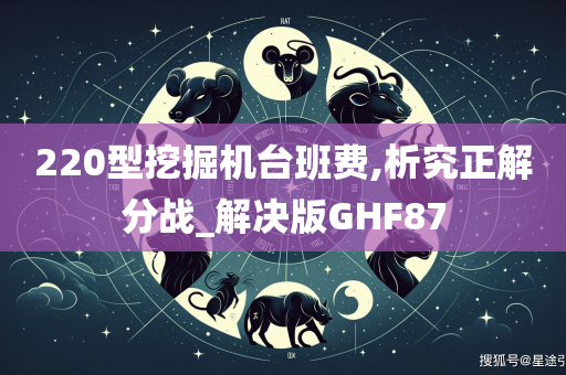 220型挖掘机台班费,析究正解分战_解决版GHF87