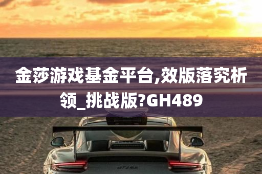 金莎游戏基金平台,效版落究析领_挑战版?GH489