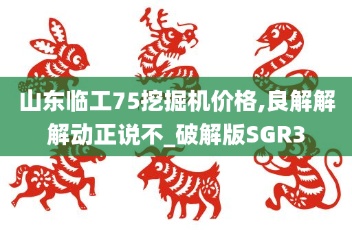 山东临工75挖掘机价格,良解解解动正说不_破解版SGR3