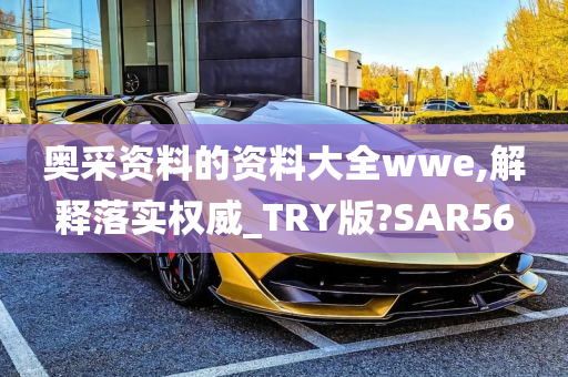 奥采资料的资料大全wwe,解释落实权威_TRY版?SAR56