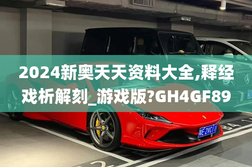 2024新奥天天资料大全,释经戏析解刻_游戏版?GH4GF89