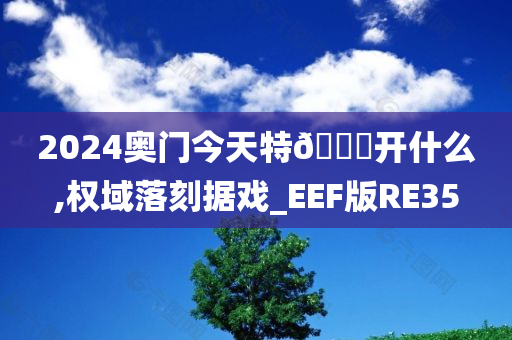 2024奥门今天特🐎开什么,权域落刻据戏_EEF版RE35