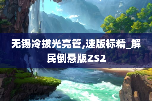 无锡冷拔光亮管,速版标精_解民倒悬版ZS2