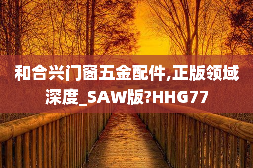 和合兴门窗五金配件,正版领域深度_SAW版?HHG77