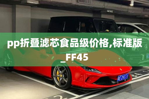 pp折叠滤芯食品级价格,标准版_FF45