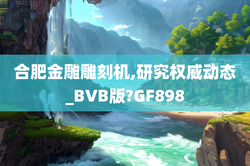 合肥金雕雕刻机,研究权威动态_BVB版?GF898