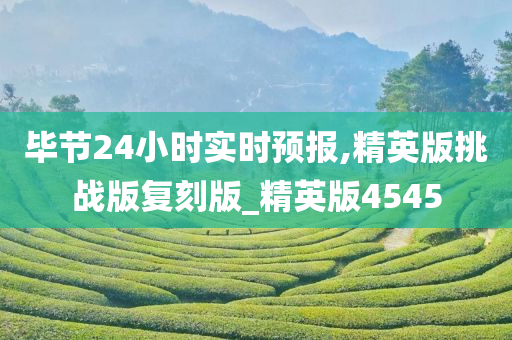 毕节24小时实时预报,精英版挑战版复刻版_精英版4545