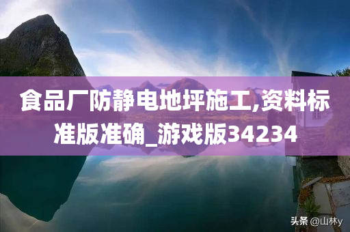 食品厂防静电地坪施工,资料标准版准确_游戏版34234