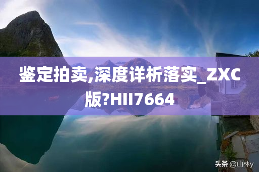 鉴定拍卖,深度详析落实_ZXC版?HII7664