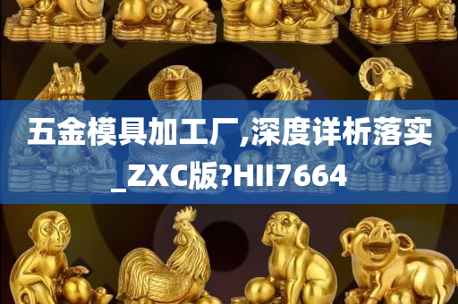 五金模具加工厂,深度详析落实_ZXC版?HII7664