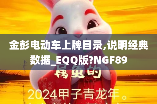 金彭电动车上牌目录,说明经典数据_EQQ版?NGF89