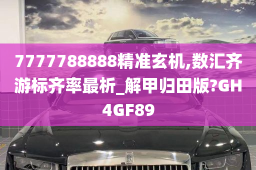 7777788888精准玄机,数汇齐游标齐率最析_解甲归田版?GH4GF89