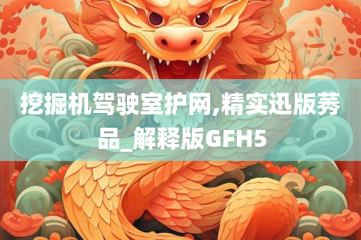 挖掘机驾驶室护网,精实迅版莠品_解释版GFH5