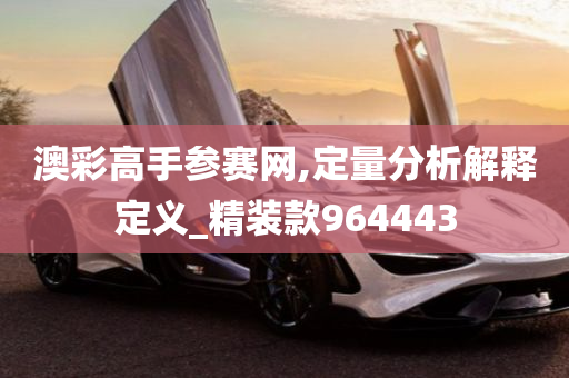 澳彩高手参赛网,定量分析解释定义_精装款964443