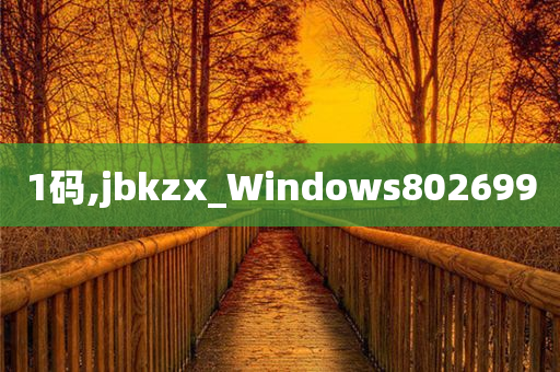 1码,jbkzx_Windows802699