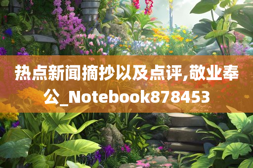 热点新闻摘抄以及点评,敬业奉公_Notebook878453