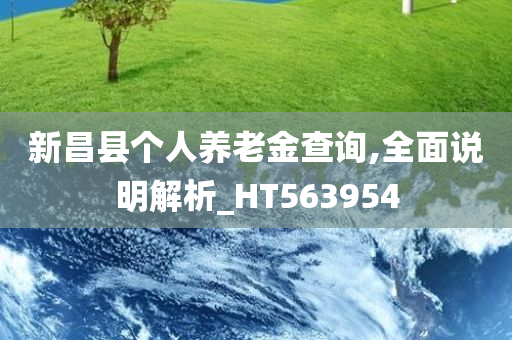 新昌县个人养老金查询,全面说明解析_HT563954