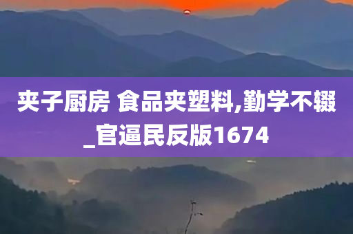 夹子厨房 食品夹塑料,勤学不辍_官逼民反版1674