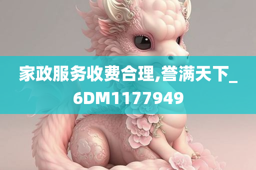 家政服务收费合理,誉满天下_6DM1177949