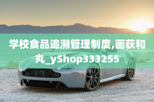 学校食品追溯管理制度,画荻和丸_yShop333255