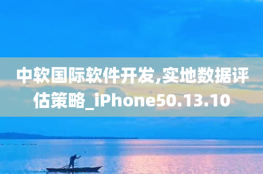 中软国际软件开发,实地数据评估策略_iPhone50.13.10