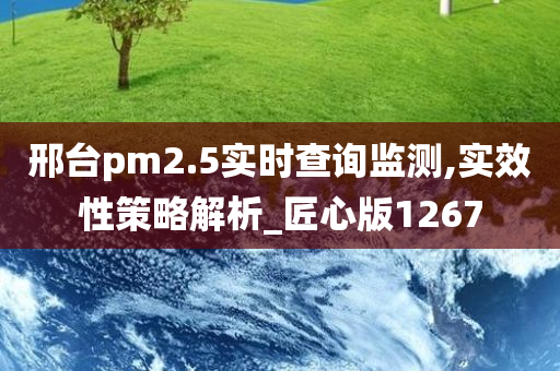 邢台pm2.5实时查询监测,实效性策略解析_匠心版1267