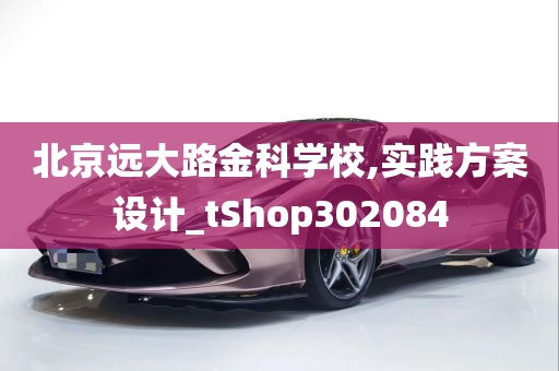 北京远大路金科学校,实践方案设计_tShop302084