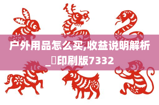 户外用品怎么买,收益说明解析_‌印刷版7332