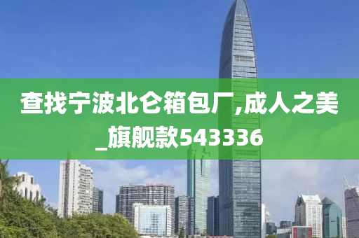 查找宁波北仑箱包厂,成人之美_旗舰款543336