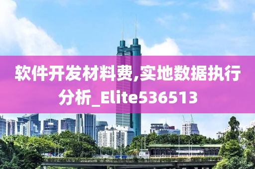 软件开发材料费,实地数据执行分析_Elite536513