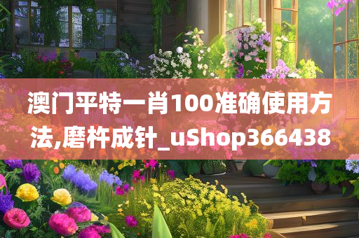 澳门平特一肖100准确使用方法,磨杵成针_uShop366438