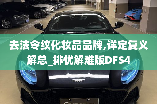 去法令纹化妆品品牌,详定复义解总_排忧解难版DFS4