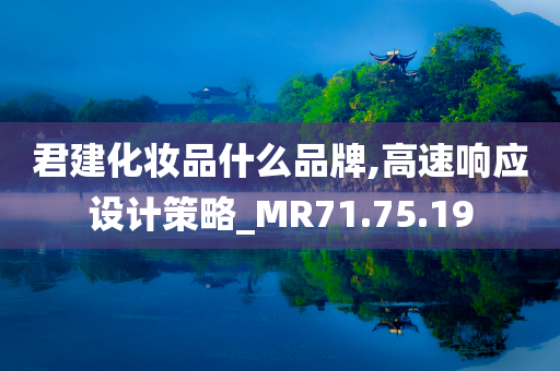 君建化妆品什么品牌,高速响应设计策略_MR71.75.19