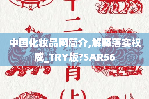 中国化妆品网简介,解释落实权威_TRY版?SAR56