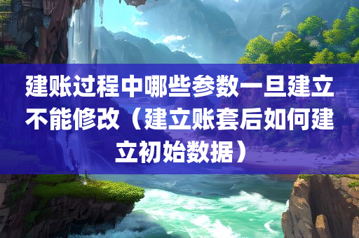 建账过程中哪些参数一旦建立不能修改（建立账套后如何建立初始数据）