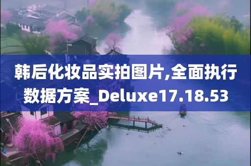 韩后化妆品实拍图片,全面执行数据方案_Deluxe17.18.53