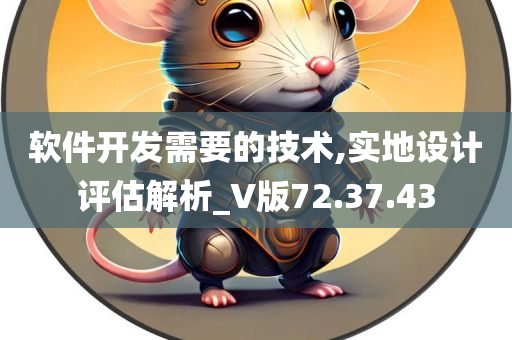 软件开发需要的技术,实地设计评估解析_V版72.37.43