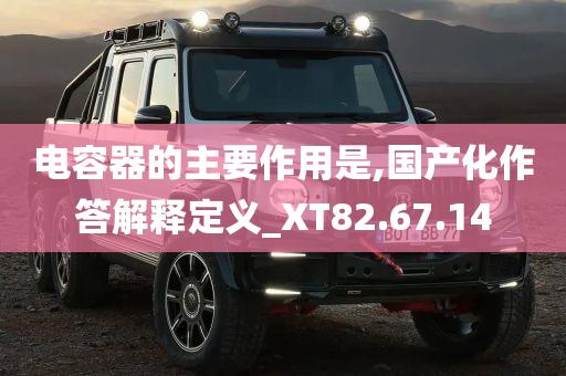 电容器的主要作用是,国产化作答解释定义_XT82.67.14