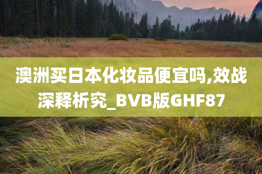 澳洲买日本化妆品便宜吗,效战深释析究_BVB版GHF87