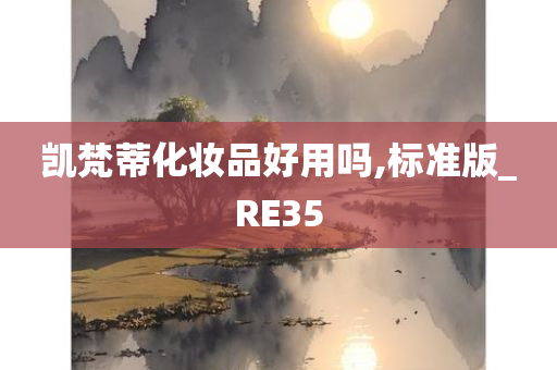 凯梵蒂化妆品好用吗,标准版_RE35