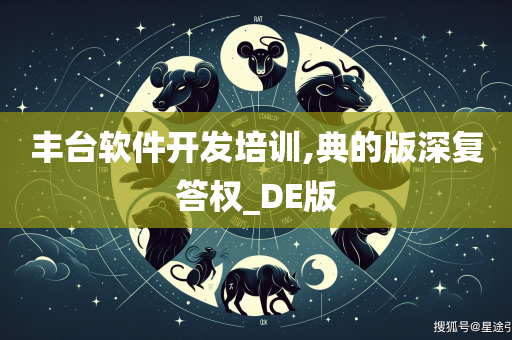 丰台软件开发培训,典的版深复答权_DE版