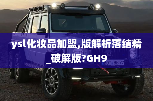 ysl化妆品加盟,版解析落结精_破解版?GH9